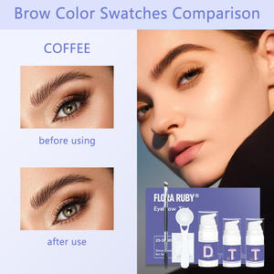 Kit de tinte de cejas y pestañas personalizado, Etiqueta Privada, pigmento de mezcla <span class=keywords><strong>Perma</strong></span> profesional, gel de tinte de cejas de Henna - Product Image 6