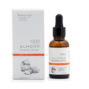 Oem Odm Anti Acne Verhelderende Verstevigende Amandel Vernieuwing Mandelic Zuur Zoete Amandel Gezicht Serum Voor Huidverzorging