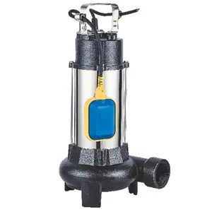 Best quality hot sale sewage electric dc 1.1kw 1.5hp dirty water submersible pump