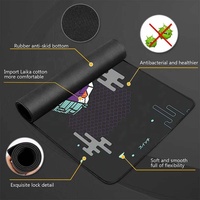 Tapis de souris de jeu en caoutchouc naturel et tissu imprimé personnalisé - Stock disponible