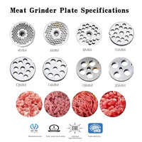 Machine à hacher la viande industrielle pour le bœuf, le porc, le poulet, les saucisses, les hamburgers, les boulettes de viande et la préparation d'aliments pour animaux de compagnie