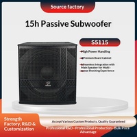 Subwoofer passif S5115, haut-parleur de scène haute puissance, système de son professionnel pour KTV et bars, basses profondes, 450x580x485mm, 220V