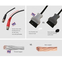 Dc power kabelbaum stecker arten jack verlängerung kabel montage stecker zugentlastung sr spritzguss kabel