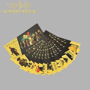 Set de Billetes de Oro de Películas de Terror de Halloween - Billetes Conmemorativos de Personajes Aterradoros Bañados en Oro de 24K para Decoración de Fiestas y Regalos - Product Image 4