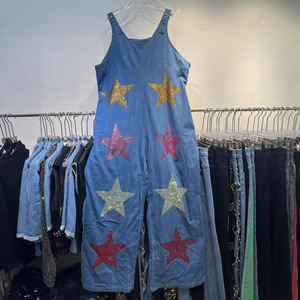Tuta da Donna Estiva 2025 Nuova Collezione Moda Vintage a Vita Alta, Vestibilità Ampia e Gamba Larga, Stile Slim-Fit - Vendita all'Ingrosso per Boutique - Product Image 6