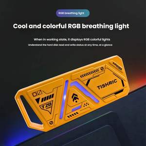 Caja de Disco Duro Mecánica de Aluminio CNC TISHRIC T20 RGB, Compatible con NVME, 10 Gbps, Apta para Discos Duros SSD <span class=keywords><strong>M</strong></span>.2 - Product Image 4