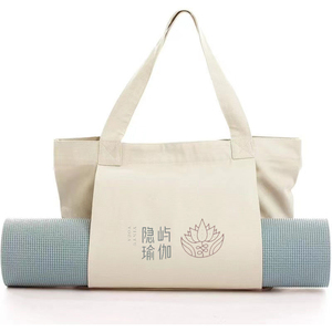 Eco Friendly <b>Yoga</b> Pilates Mat <b>Bag</b> Gym Accessories Cotton Beach Shoulder Canvas Reusable Durable Customizable Size/Color <b>Yoga</b> <b>Bag</b> - Product Image 4