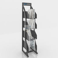 Étagères de magasin modernes en métal personnalisées en usine, tour d'affichage en marbre de quartz, présentoir en céramique, présentoir en pierre