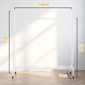 Bolsa colgante de árbol de pie para entrada de salón, colgador de ropa de metal con estante para zapatos, sombrero, chaqueta, paraguas, color blanco y negro - Product Image 4