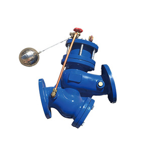 Vanne de régulation d'eau hydraulique automatique en acier moulé Yulong YQ98003, type piston avec flotteur pour le contrôle du débit - Product Image 1