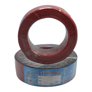 <span class=keywords><strong>Cable</strong></span> Flexible <span class=keywords><strong>de</strong></span> Doble Núcleo WUSHAN RVB AWG, Rojo y Negro, 2*1.0mm, 90M, <span class=keywords><strong>para</strong></span> Tiras LED, Bocinas, Micrófonos y Conexiones <span class=keywords><strong>de</strong></span> Alimentación - Product Image 4
