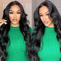 Body Wavy Wear and Go Perruques sans colle Cheveux humains alignés sur les cuticules et prédécoupés bruts 5x5 HD Perruques de cheveux brésiliens prédécoupées sans colle