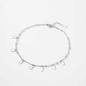 Pulsera de Cadena de Plata de Ley S925 Serie Radiance para Mujer - Joyería Simple y Elegante, Versión de Cobre Personalizable - Product Image 6