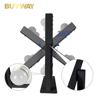 Miroir de Maquillage de Bureau Personnalisé en Fer Certifié pour Vanité, avec Éclairage LED Dimmable, Grossissement 10X/5X, Finition Argentée