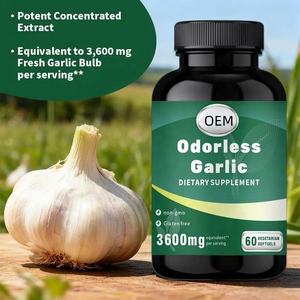 Cápsulas de Aceite de Ajo Negro 100% Natural Sin Olor, Suplemento Dietético a Base de Hierbas para el Corazón y la Circulación - Product Image 2