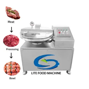 Type surgelé rapide de boulette de viande de tache 80l 40l 125l 200l Machine à découper la viande automatique de tofu de poisson