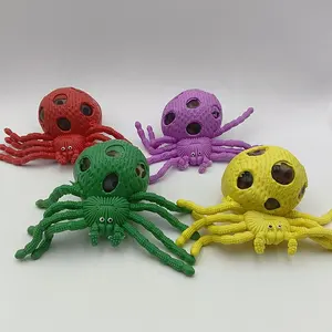 Neue große Spinnen perlen Squeeze Toys Wasser perle Squish Toys für Kinder Roman und lustiges Spielzeug