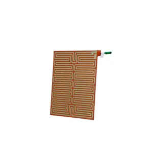 12v 100w Industrial Temperature Controller Electric Flexible Silicone Rubber Heater Manufacture