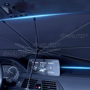 Pare-soleil de voiture, protection solaire pour pare-brise avant, accessoires de protection intérieure pour pare-brise - Product Image 4