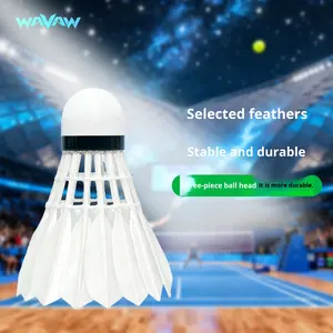 Volant de badminton WAVAW 90 PRO à 3 couches en liège, niveau tournoi, excellente durabilité, vol stable pour équipe professionnelle - Product Image 2