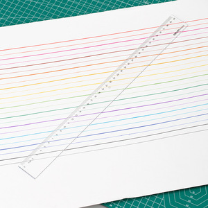 Deli Ruler 40Cm Transparent Plastic Measuring Tool For Drawing And Office Use - Product Image 3