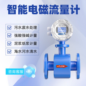 เครื่องวัดการไหลแบบแม่เหล็กไฟฟ้า DN50 แบบติดตั้งหน้าแปลนสำหรับน้ำเหลว น้ำเสีย ท่อส่งโคลน สแตนเลส ZA100 - Product Image 5