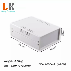 150*70*200mm custodia <span class=keywords><strong>in</strong></span> metallo fai da te custodia per strumenti custodia elettrica Monitor telaio PCB interruttore <span class=keywords><strong>ferro</strong></span> piastra ABS scatola - Product Image 3