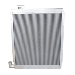 Scambiatore di calore a alette in alluminio personalizzato per macchine ingegneristiche radiatore refrigerato aria essiccatore condensatore