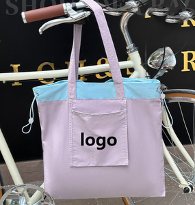 Sac de courses pliable en tissu nylon réutilisable, écologique, grande capacité, imprimé sur mesure - Product Image 4