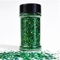 Vente en gros de pots à paillettes de 2 oz, 24 couleurs, paillettes holographiques épaisses pour gobelets, résine, slime, décoration de Noël 2026