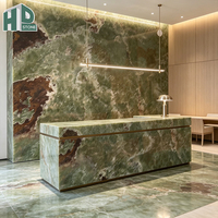 Offre Spéciale : Dalles de marbre onyx vert pour décoration murale intérieure – Prix compétitif pour carreaux de marbre onyx vert pour revêtement mural intérieur