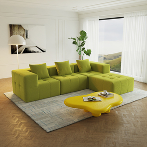 <span class=keywords><strong>Canapé</strong></span> compact carré en tissu, style moderne, <span class=keywords><strong>mousse</strong></span> à mémoire de forme <span class=keywords><strong>haute</strong></span> <span class=keywords><strong>densité</strong></span>, <span class=keywords><strong>canapé</strong></span> gain de place <span class=keywords><strong>pour</strong></span> appartement, atelier et parc - Product Image 2