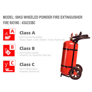 Carrinho/tipo rodas pó/extintor de incêndios com espuma de água/co2, 25kg, 35kg, 50kg, 70kg, 100kg - Product Image 4