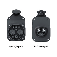 Convertisseur d'alimentation CC GB/T vers NACS (norme nationale) pour adaptateur de station de recharge Tesla EV, adaptateur de borne de recharge de Chine