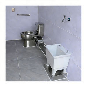 Baños Públicos Móviles Inteligentes Integrados de Fábrica China, Cubículos de Acero Inoxidable para Paradas de Tranvía - Product Image 5