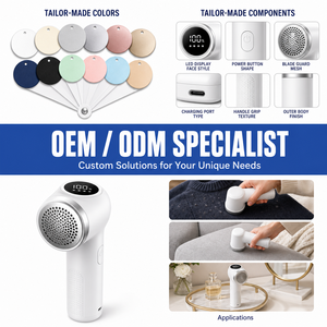 Rasoir anti-bouloches rechargeable pour vêtements avec lumière LED et affichage numérique pour la maison - Product Image 3