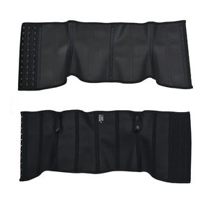 Latex Taille Formateur En Acier Désossé Corps Shaper Underbust Corset Cinchers Minceur Ceinture Ceinture - Product Image 2