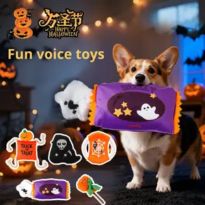 Yeni cadılar bayramı köpek yavrusu çiğnemek oyuncak dayanıklı diş çıkarma ses dayanıklı düğüm oyuncak - Product Image 2