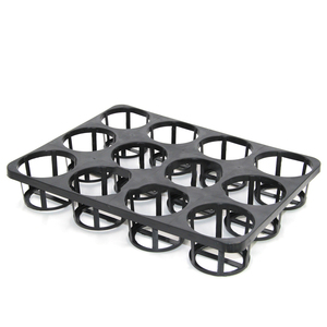 LT298 Bandeja <span class=keywords><strong>de</strong></span> Plástico para Macetas <span class=keywords><strong>de</strong></span> Orquídeas <span class=keywords><strong>Phalaenopsis</strong></span>, Nueva Bandeja Negra para Semilleros, Soporte para Plantas, Bandeja <span class=keywords><strong>de</strong></span> Cultivo <span class=keywords><strong>de</strong></span> 12 y 15 Agujeros, Soporte <span class=keywords><strong>de</strong></span> Plástico para Flores - Product Image 4