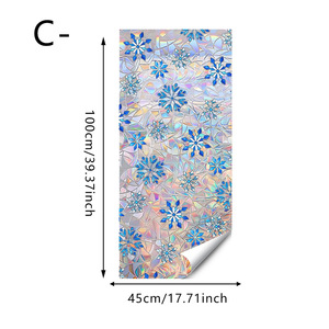 Adesivo per Finestre a Mosaico con Elettricità Statica 100*45cm Pellicola per Vetri Trasparente e Pellicola per Vetri Rigati - Product Image 6