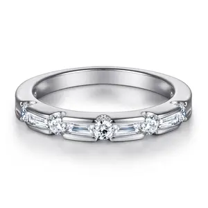 SKA 9K/10K/12K/14K/18K Planted Sterling Silver Rings Moissanite Diamond Zircon Wedding Ring Fashion Women Ring Factory Price