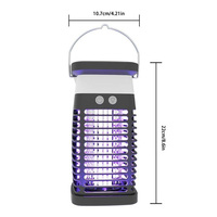 Lampe LED multifonctionnelle USB solaire pour tuer les moustiques Home Garden Indoor Outdoor UV Mosquito Trap Machine Zapper