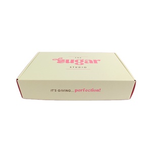 Cajas de Embalaje Personalizadas Amarillo Rosa Populares de Pulia 2025, Impresión Personalizada, Caja de Embalaje de Envío Corrugada de 2.3 mm - Product Image 5