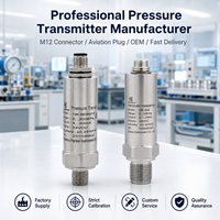 Transmisor de Presión M12 4-20mA de Acero Inoxidable SS304 con IP65 y Precisión de 0.5%FS para Bomba Hidráulica y Compresor