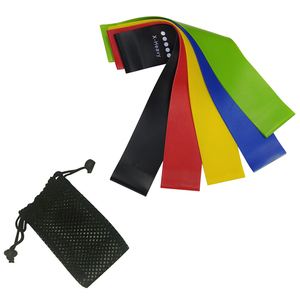 POWERMAN FITNESS Ensemble <span class=keywords><strong>de</strong></span> bandes <span class=keywords><strong>de</strong></span> résistance en latex naturel à 5 niveaux pour l'activation des fessiers et la physiothérapie - Product Image 3