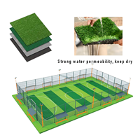 Günstiger Preis Kunstrasen Hohe Qualität für Outdoor-Sportarten/50mm PE-Material Künstlicher Sport Rasen Teppich Fußball Gras