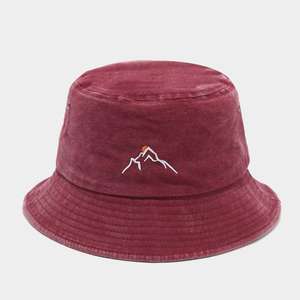 All'ingrosso cappello da pescatore di puro cotone cappellini personalizzati con Logo ricamato vecchio cappello a secchiello per feste sportive e viaggi all'aperto - Product Image 5