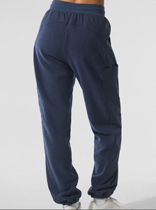 <span class=keywords><strong>Pantalones</strong></span> Deportivos Casuales Cálidos de Forro Polar con Cintura Elástica y Bolsillos Laterales para Otoño e Invierno - Product Image 5