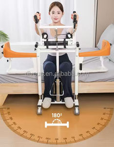 Nouvelle chaise de transfert hydraulique multifonctionnelle pour patients hospitaliers, pour personnes âgées, avec fonction toilettes et hauteur réglable - Product Image 5