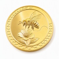 Pièce commémorative en cuivre pur 999 de 1 once avec monogramme gravé et bordure florale, cadeau pour les partenaires de mariage et les organisateurs d'événements